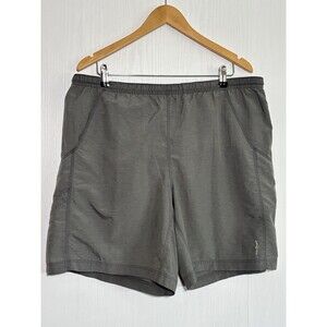 Patagonia Swim Trunks Men’s Large Gray Lined Drawstring Shorts Gorpcore Hiking